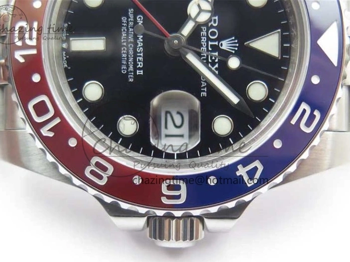 MiroTime 0521 UrbanStyle GMT-Master II 126710 BLRO 904L BP Maker 1:1 Best Edition Black Dial On 904L Jubilee Bracelet A3285 (Correct Hand Stack) 2517